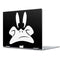 Looney Tunes Daffy Duck Plain Black and White Pixelbook Skin